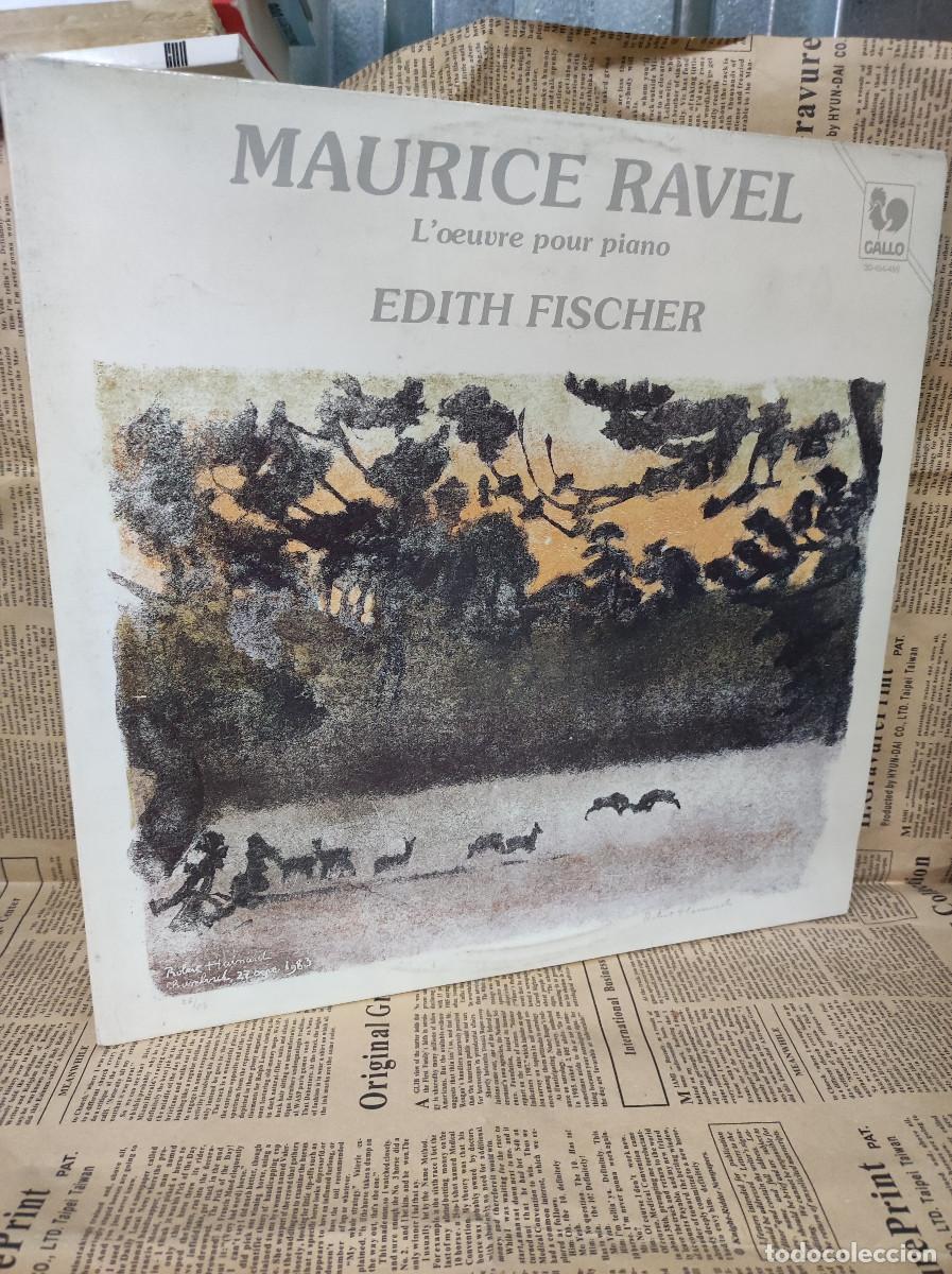 Discos de vinilo: MAURICE RAVEL EDITH FISCHER - Foto 1