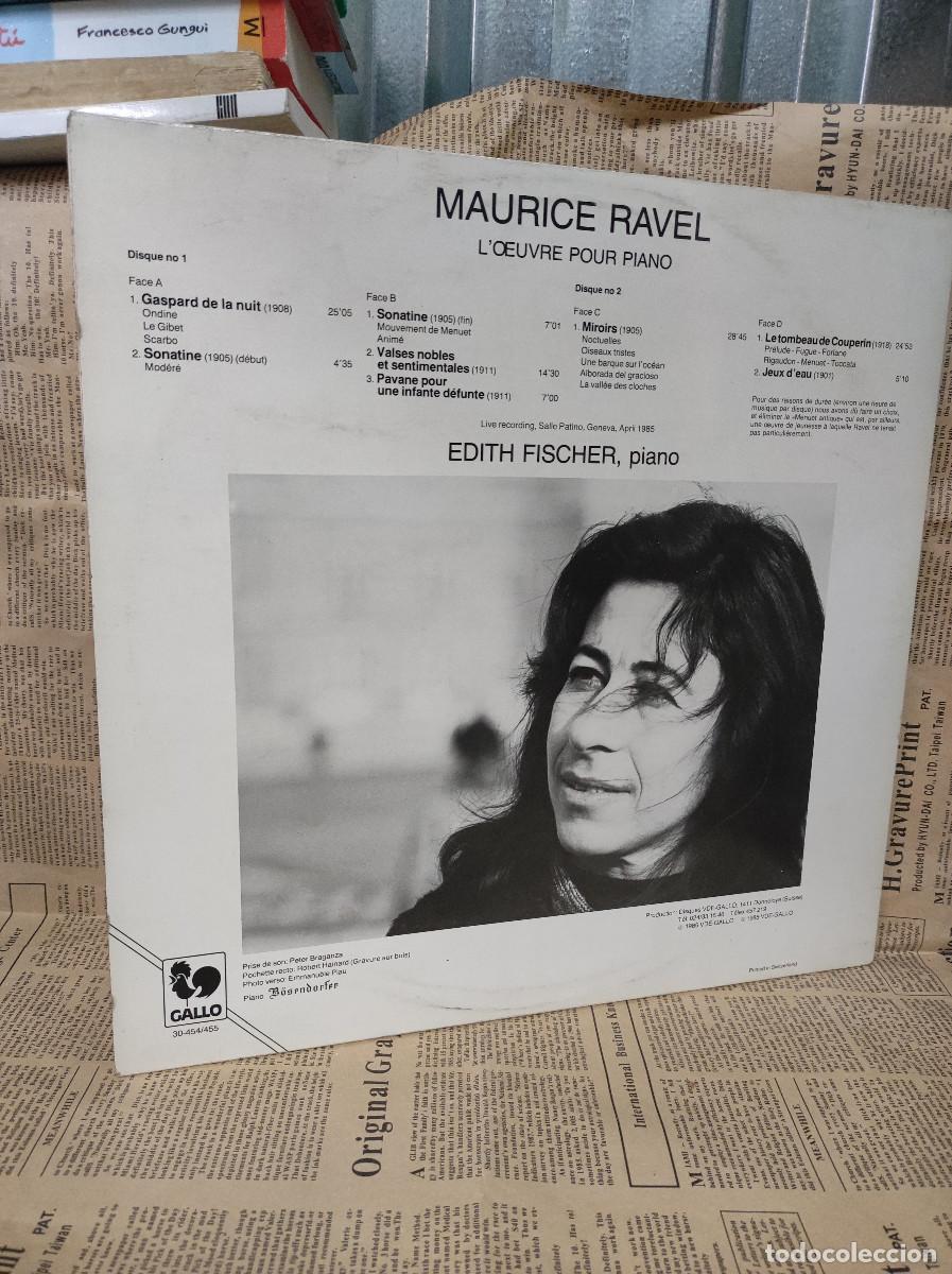 Discos de vinilo: MAURICE RAVEL EDITH FISCHER - Foto 2