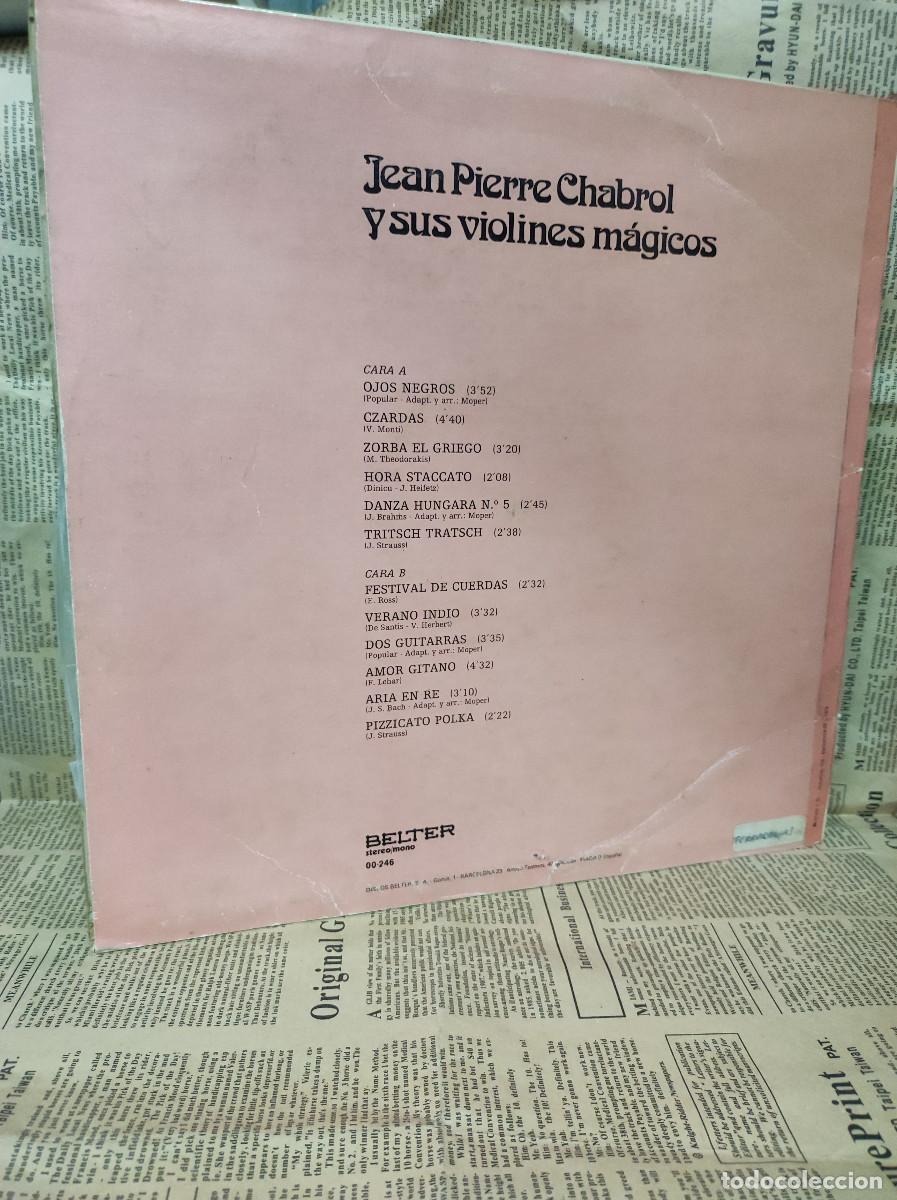 Discos de vinilo: Jean Pierre Chabrol &ndash; Y Sus Violines M&aacute;gicos - Foto 2