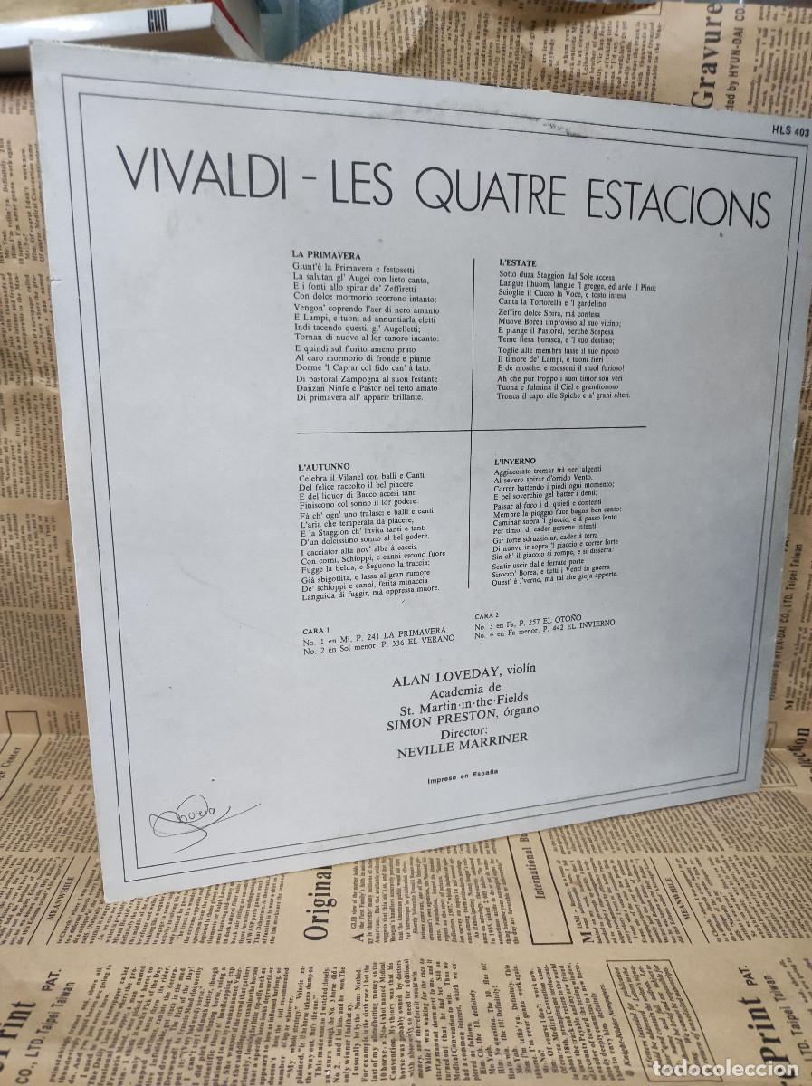 Discos de vinilo: Vivaldi &ndash; Les Quatre Estacions - Foto 2