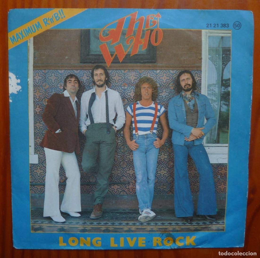Discos de vinilo: THE WHO / LONG LIVE ROCK / 1979 / SINGLE - Foto 1