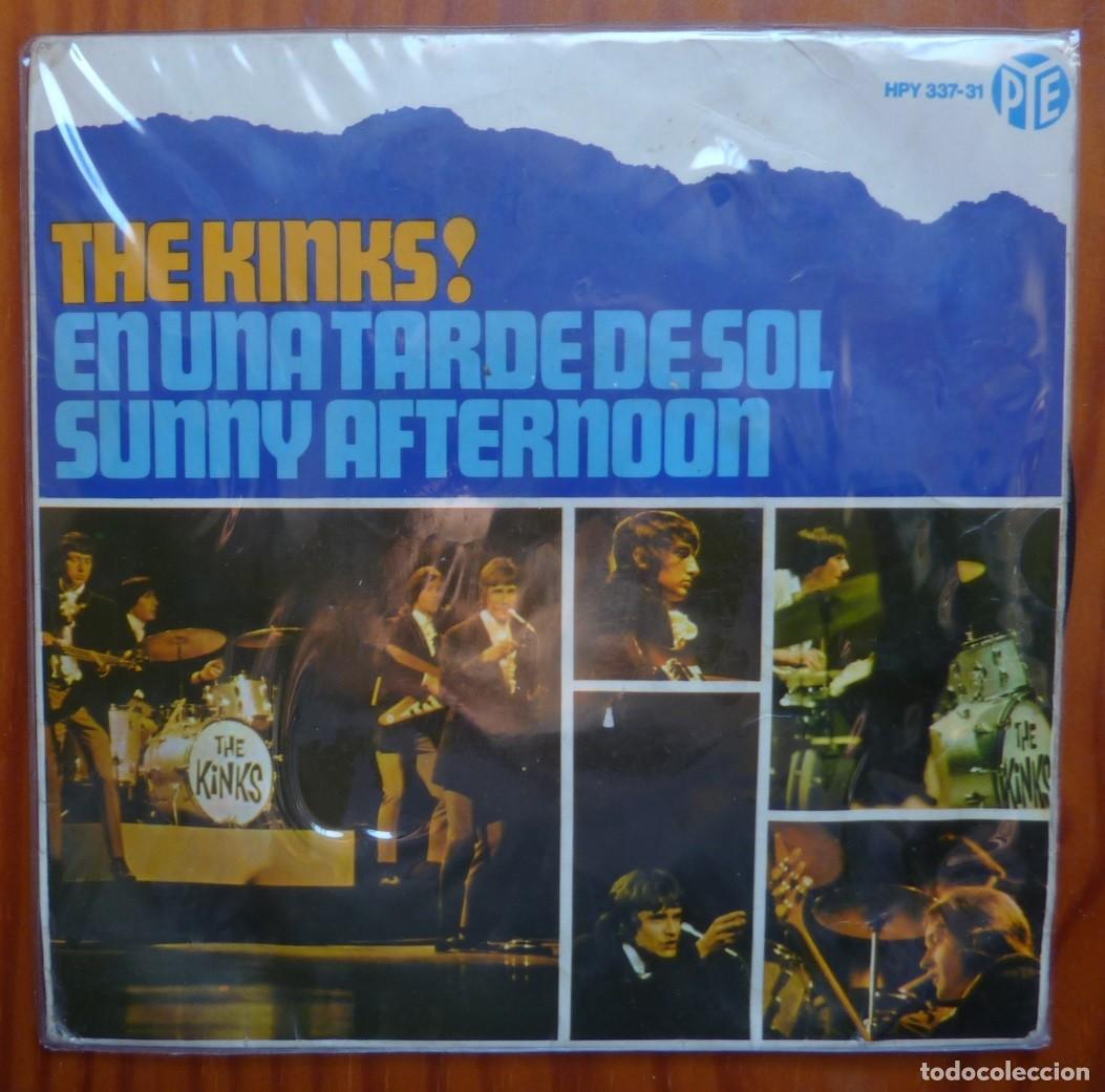 Discos de vinilo: THE KINKS / EN UNA TARDE DE SOL+3 / 1966 / EP - Foto 1