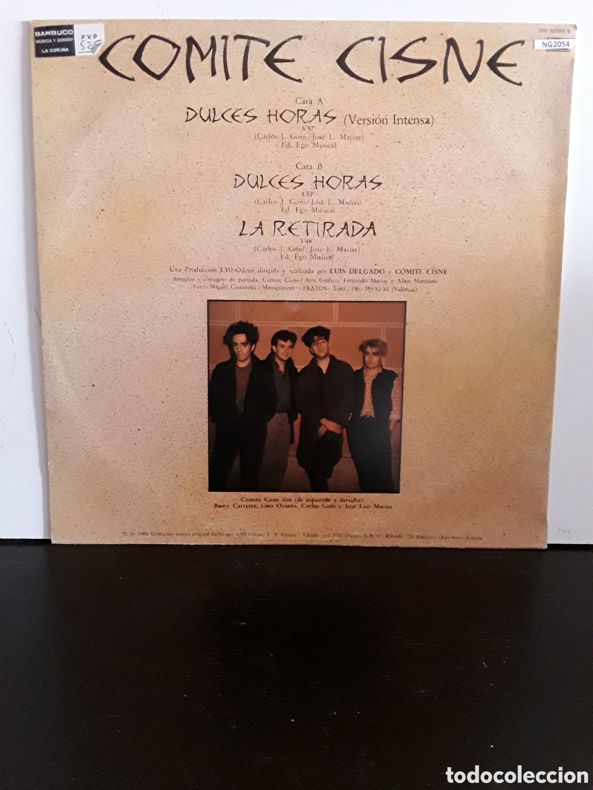 Discos de vinilo: Comite Cisne &lrm;&ndash; Dulces Horas - Foto 2