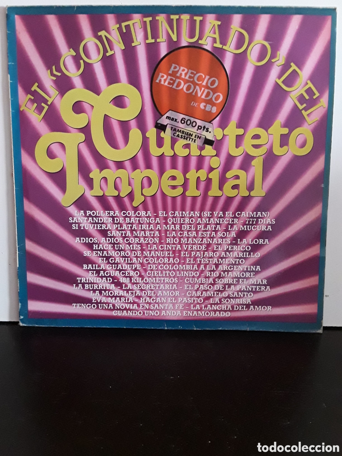 Discos de vinilo: Cuarteto Imperial &lrm;&ndash; El Continuado Del Cuarteto Imperial - Foto 1