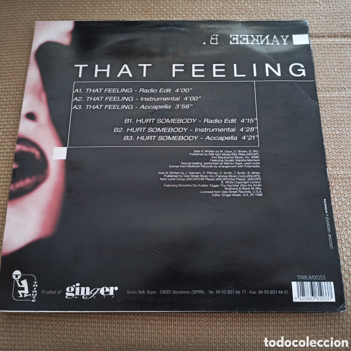 Discos de vinilo: Yankee B. - That Feeling (12&rdquo;) - Foto 2