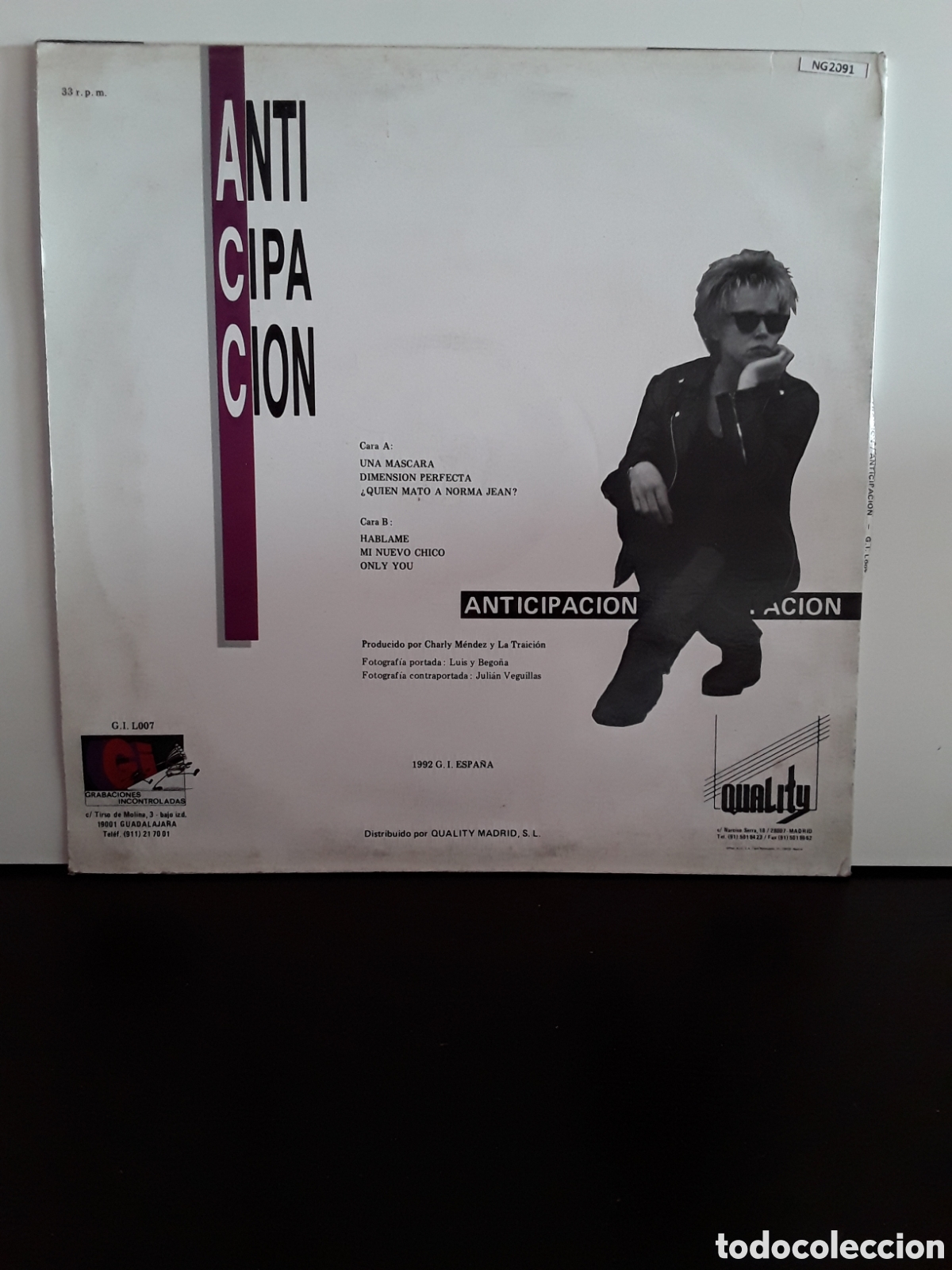 Discos de vinilo: La Traicion &lrm;&ndash; Anticipacion - Foto 2