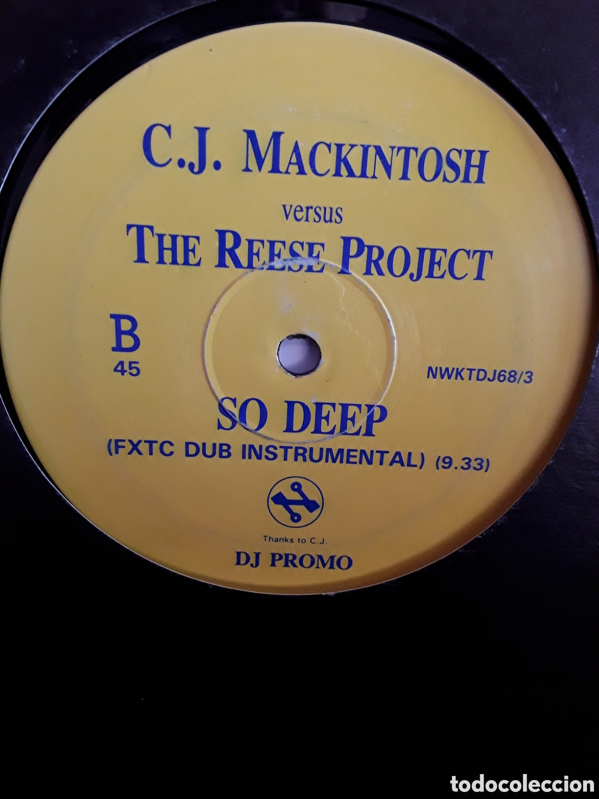 Discos de vinilo: The Reese Project Versus C.J. Mackintosh &lrm;&ndash; So Deep - Foto 2