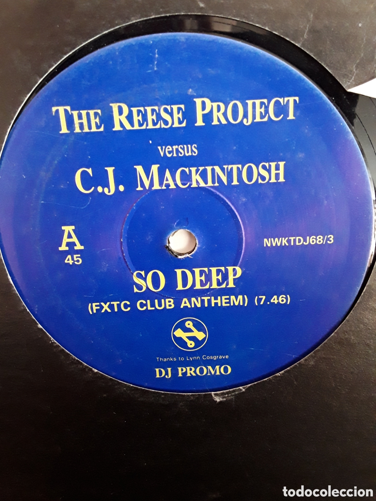 Discos de vinilo: The Reese Project Versus C.J. Mackintosh &lrm;&ndash; So Deep - Foto 1