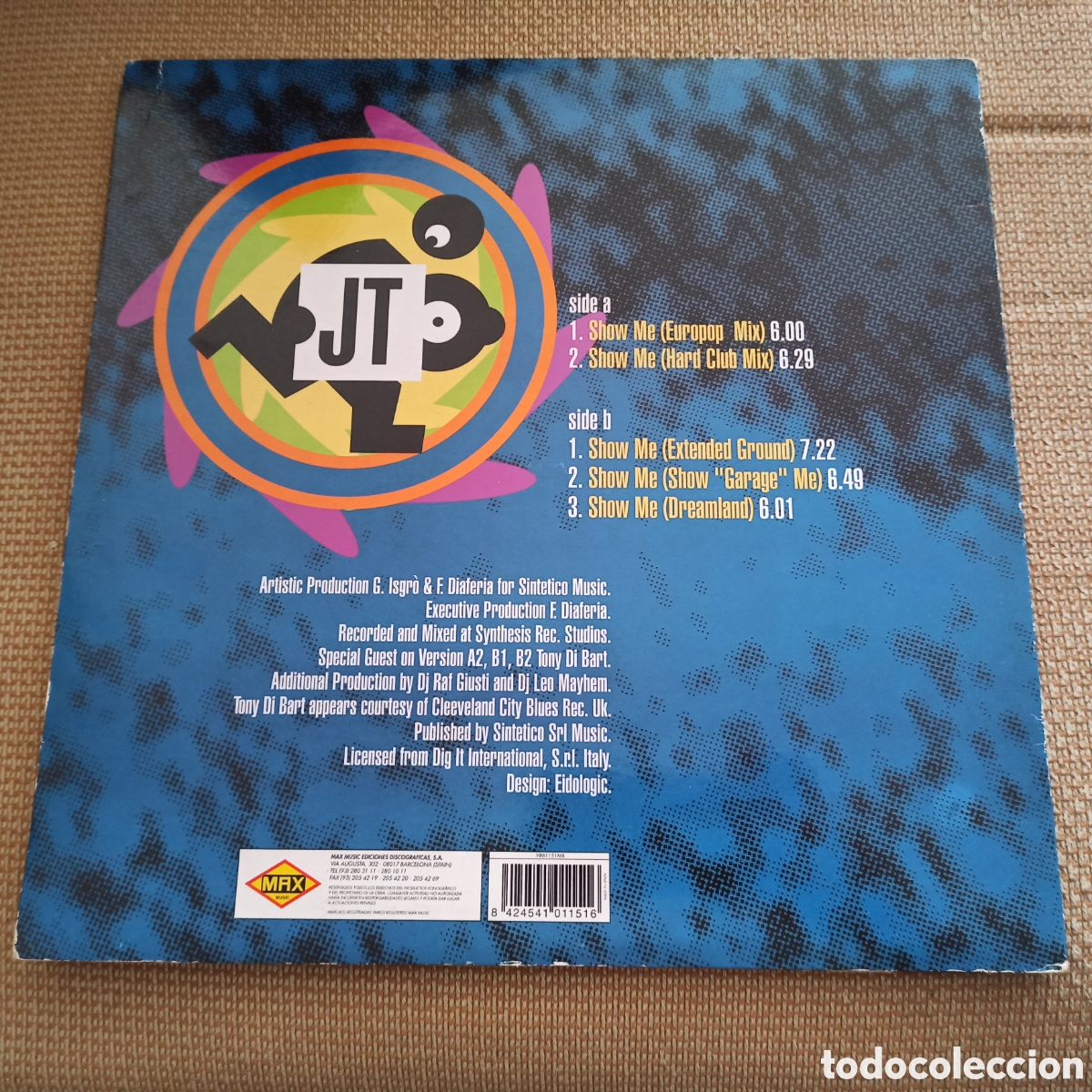 Discos de vinilo: Joe Taff - Show Me (12&rdquo;) - Foto 2