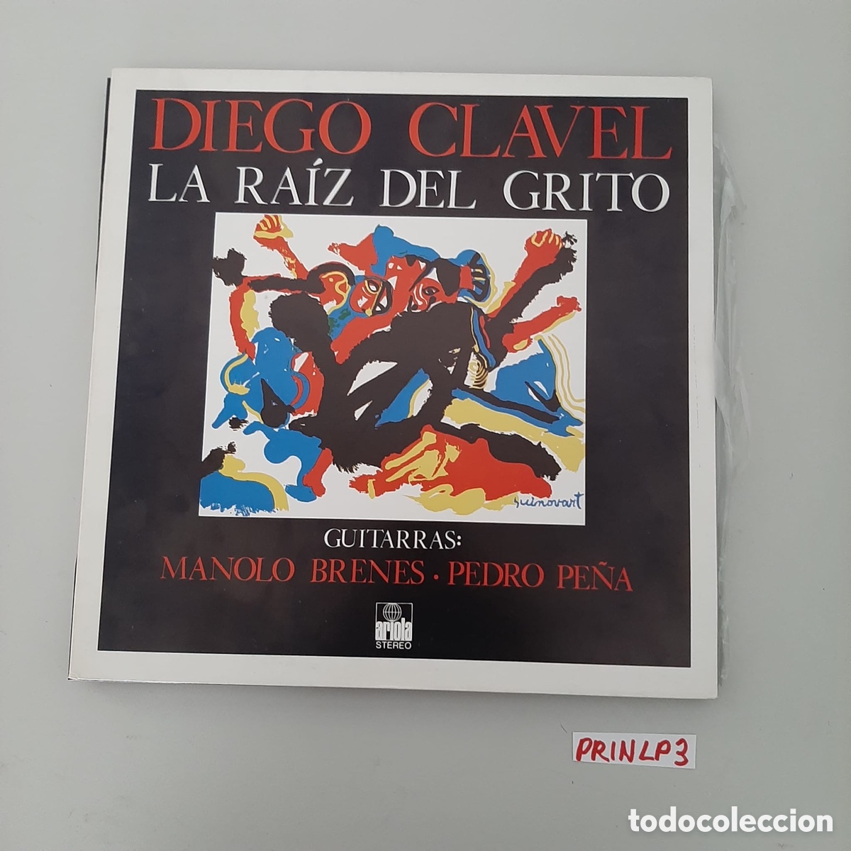 Discos de vinilo: Lp Diego Clavel. La ra&iacute;z del grito - Foto 1