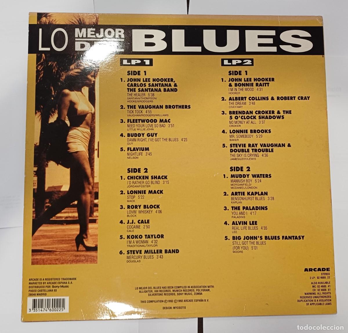 Discos de vinilo: LO MEJOR DEL BLUES 2LP - Foto 2
