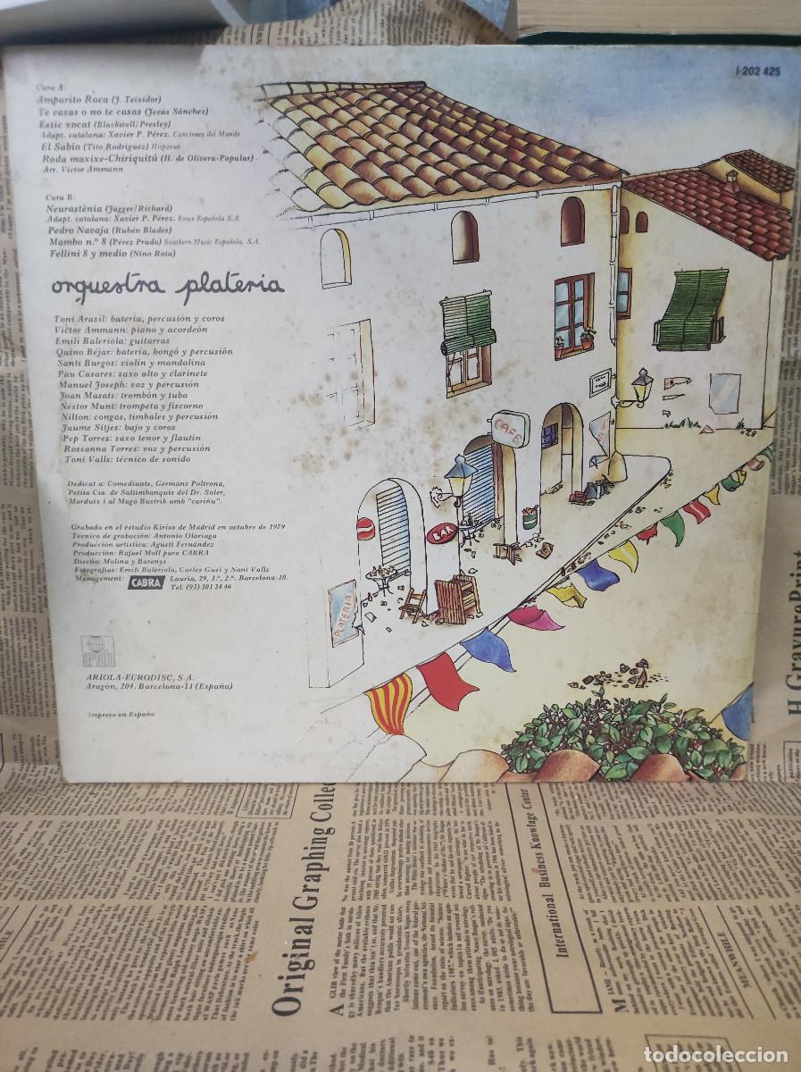 Discos de vinilo: Orquesta Plateria - Foto 2
