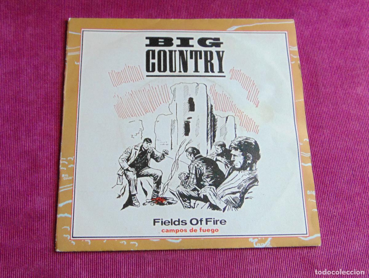 Discos de vinilo: Big Country &ndash; Fields Of Fire - SINGLE 1983 - Foto 1