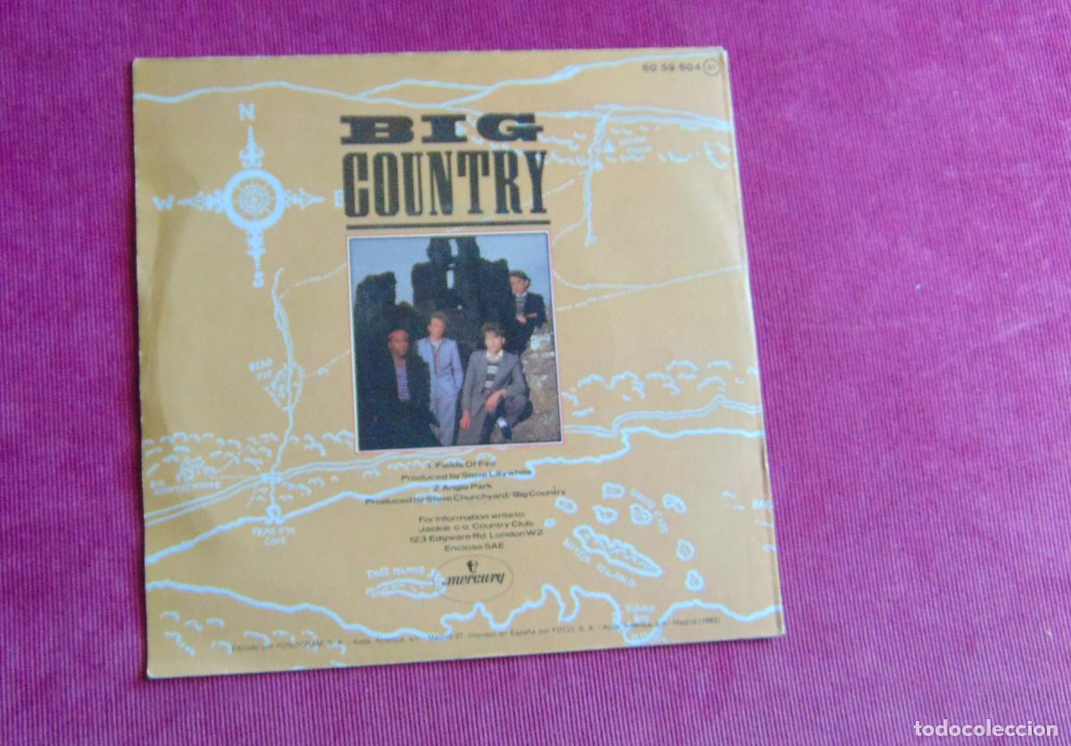 Discos de vinilo: Big Country &ndash; Fields Of Fire - SINGLE 1983 - Foto 2