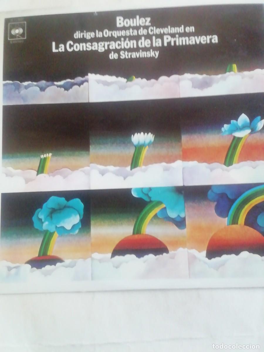 Discos de vinilo: STRAVINSKY. LA CONSAGRACI&Oacute;N DE LA PRIMAVERA. BOULEZ. DISCO DE VINILO - Foto 1