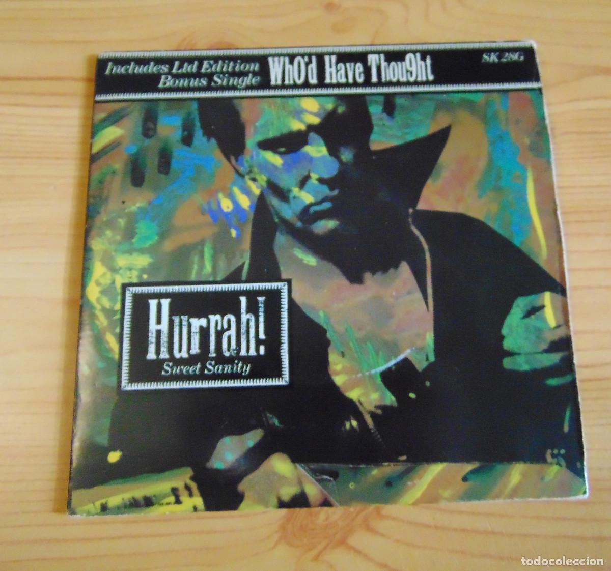 Discos de vinilo: Hurrah! &ndash; Sweet Sanity - DOBLE SINGLE UK - Foto 1