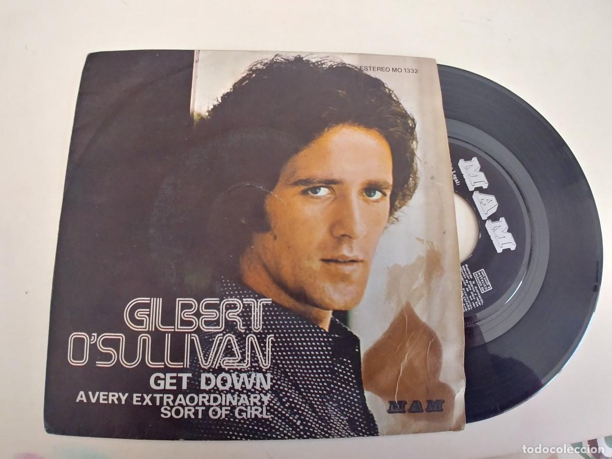 Discos de vinilo: GILBERT O&acute;SULLIVAN-SINGLE GET DOWN - Foto 1