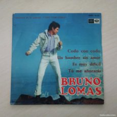 Discos de vinilo: BRUNO LOMAS - DE LA PELÍCULA CODO CON CODO EP DEL AÑO 1967 REGAL SEDL 19.543