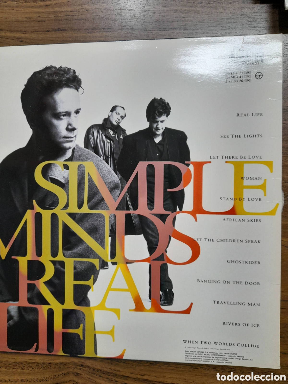 Discos de vinilo: SIMPLE MINDS REAL LIFE. - Foto 2