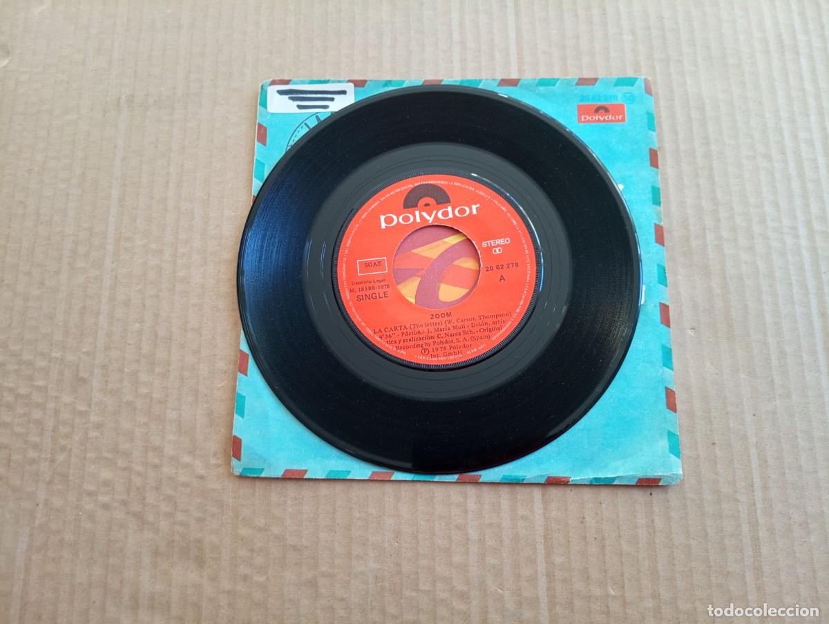 Discos de vinilo: ZOOM - LA CARTA ( THE LETTER ) SINGLE 1978 - Foto 2