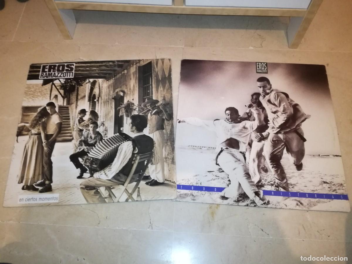 Discos de vinilo: LOTE DE 2 LPS DE EROS RAMAZZOTTI - Foto 1