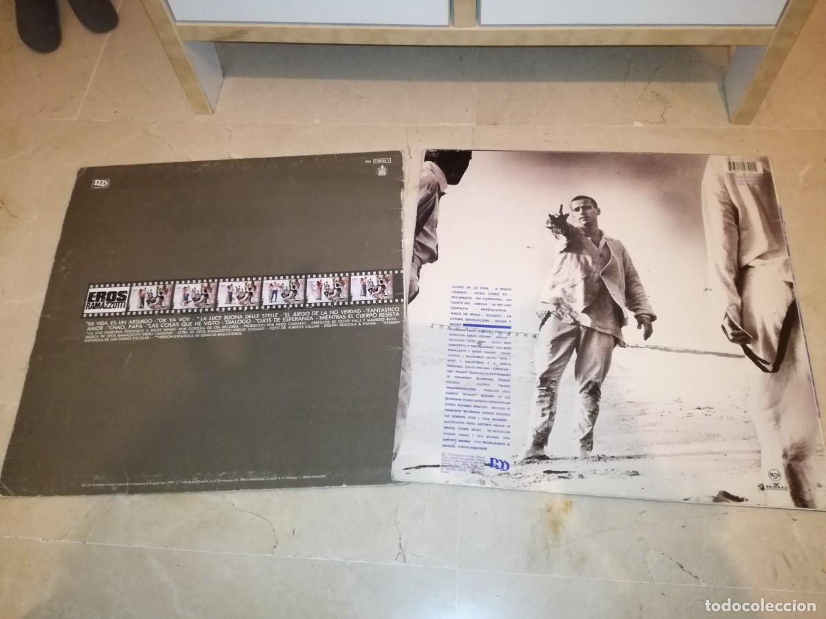 Discos de vinilo: LOTE DE 2 LPS DE EROS RAMAZZOTTI - Foto 2