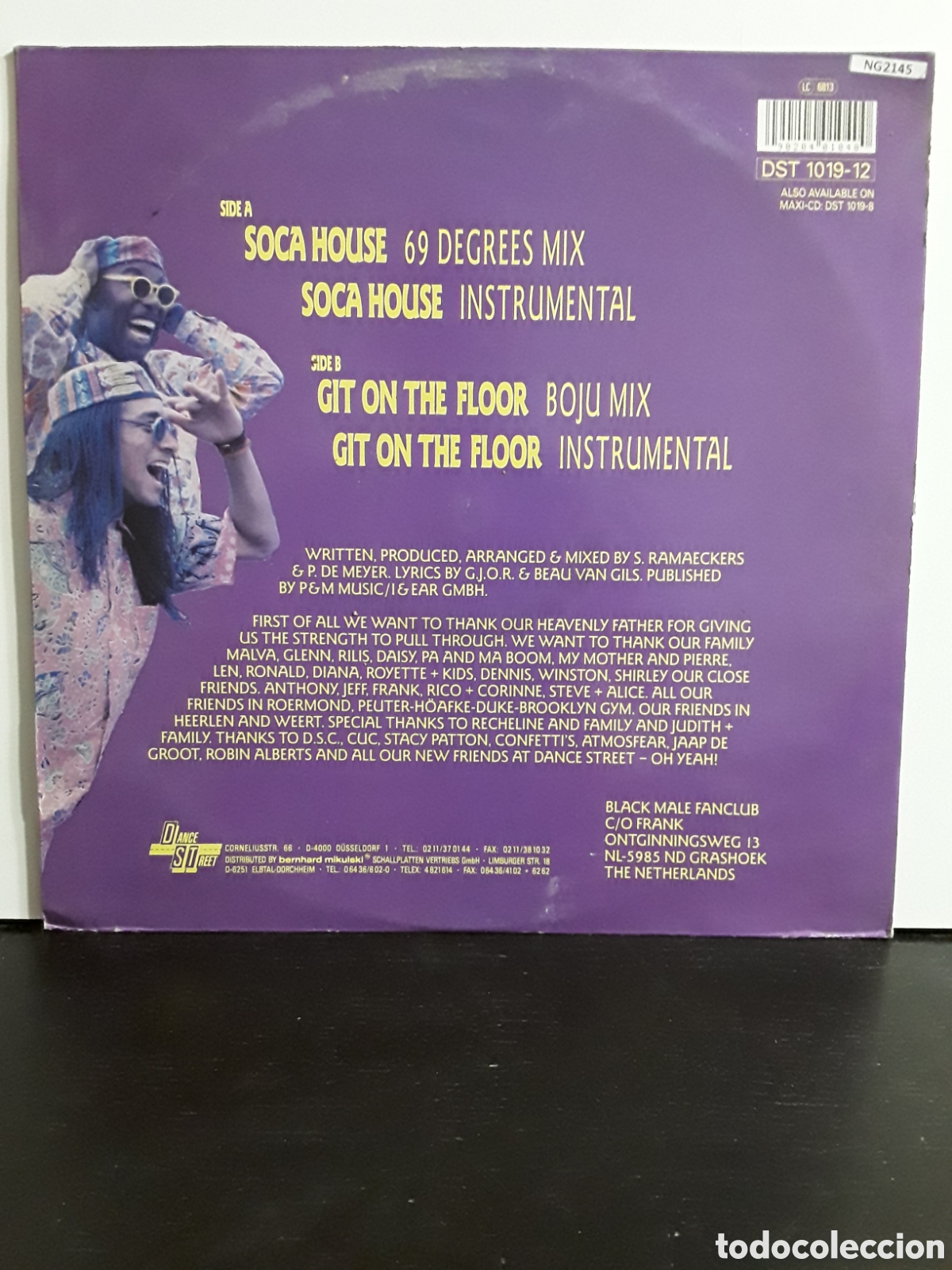 Discos de vinilo: Black Male &lrm;&ndash; Soca House / Git On The Floor - Foto 2