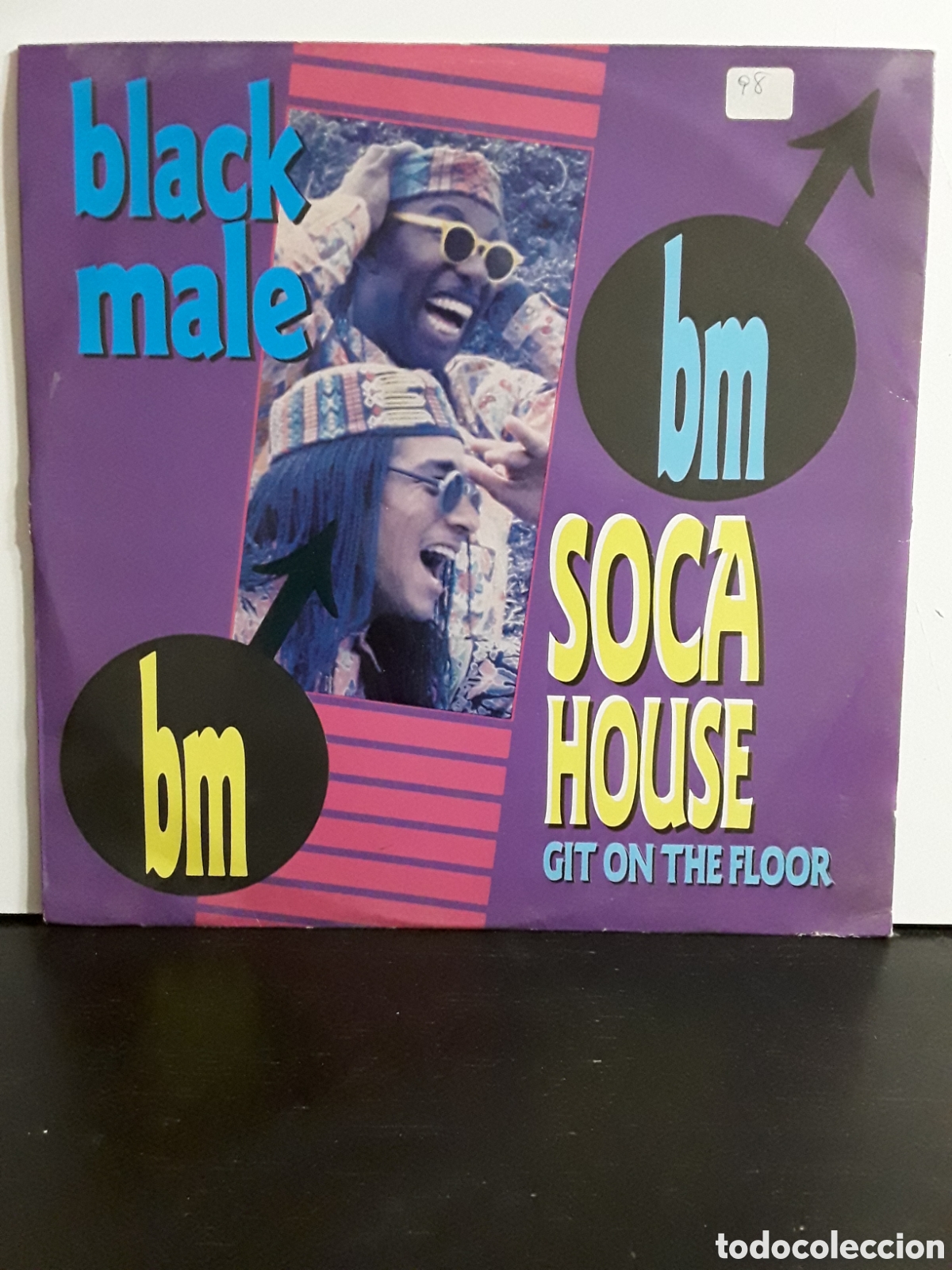 Discos de vinilo: Black Male &lrm;&ndash; Soca House / Git On The Floor - Foto 1