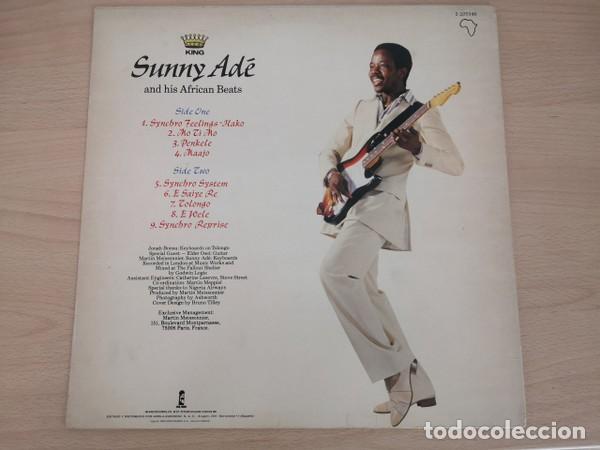 Discos de vinilo: King Sunny Ad&eacute; And His African Beats &ndash; Synchro System - Foto 2