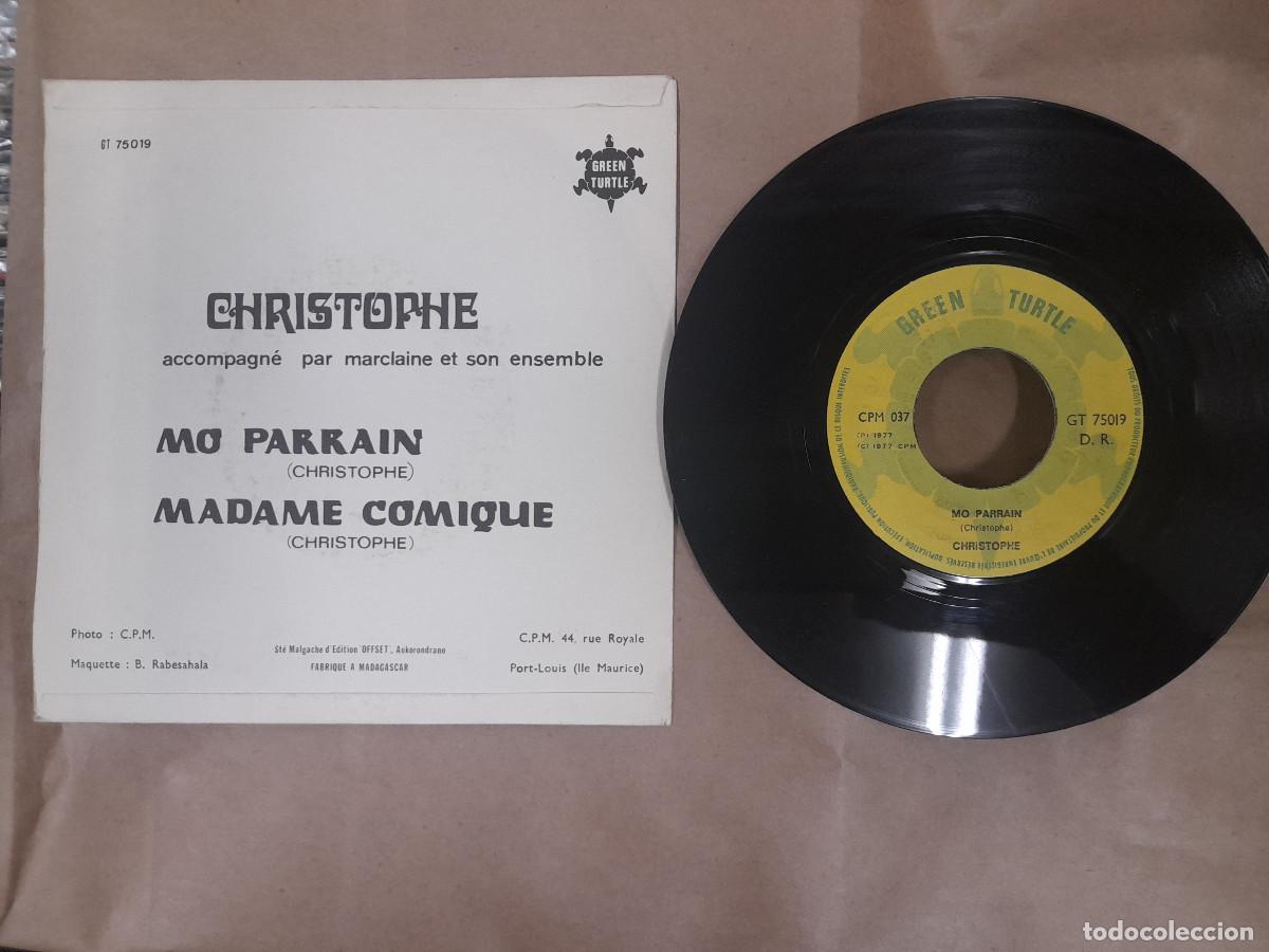 Discos de vinilo: Christophe - Mo Parrain / Madame Comique 7&rdquo; - Foto 2