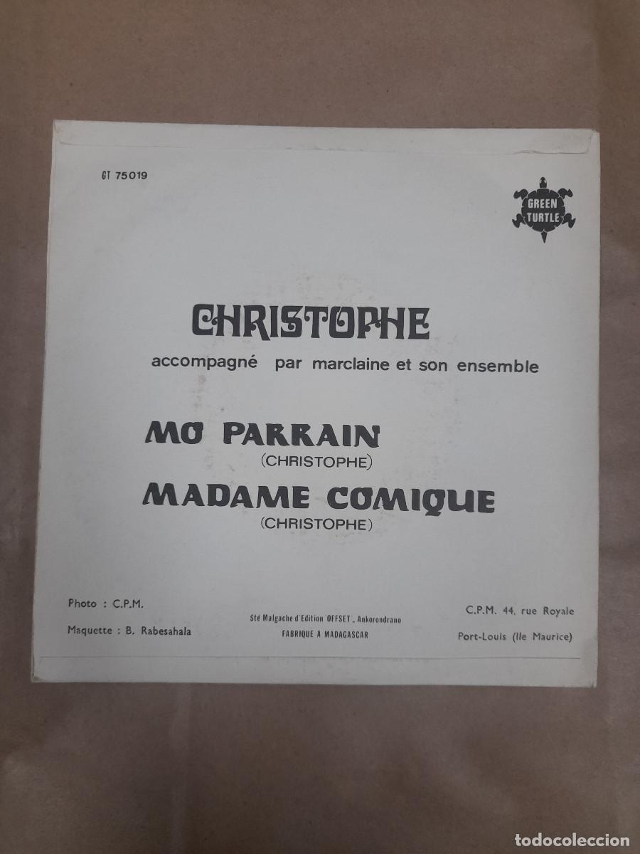 Discos de vinilo: Christophe - Mo Parrain / Madame Comique 7&rdquo; - Foto 4