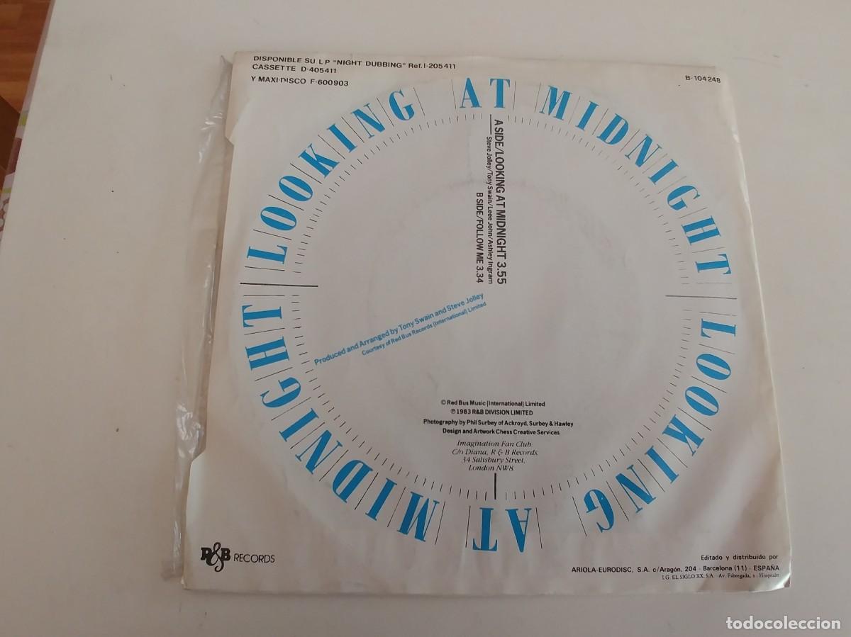 Discos de vinilo: IMAGINATION-SINGLE LOOKING AT MIDNIGHT - Foto 2