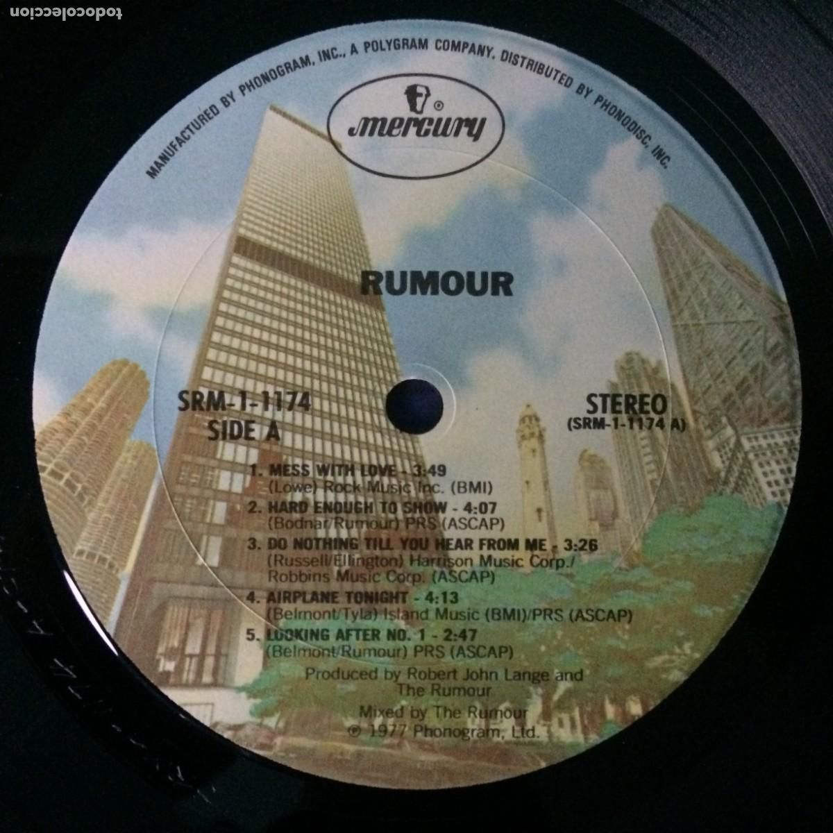 Discos de vinilo: The Rumour &lrm;&ndash; Max , USA 1977 Mercury - Foto 3
