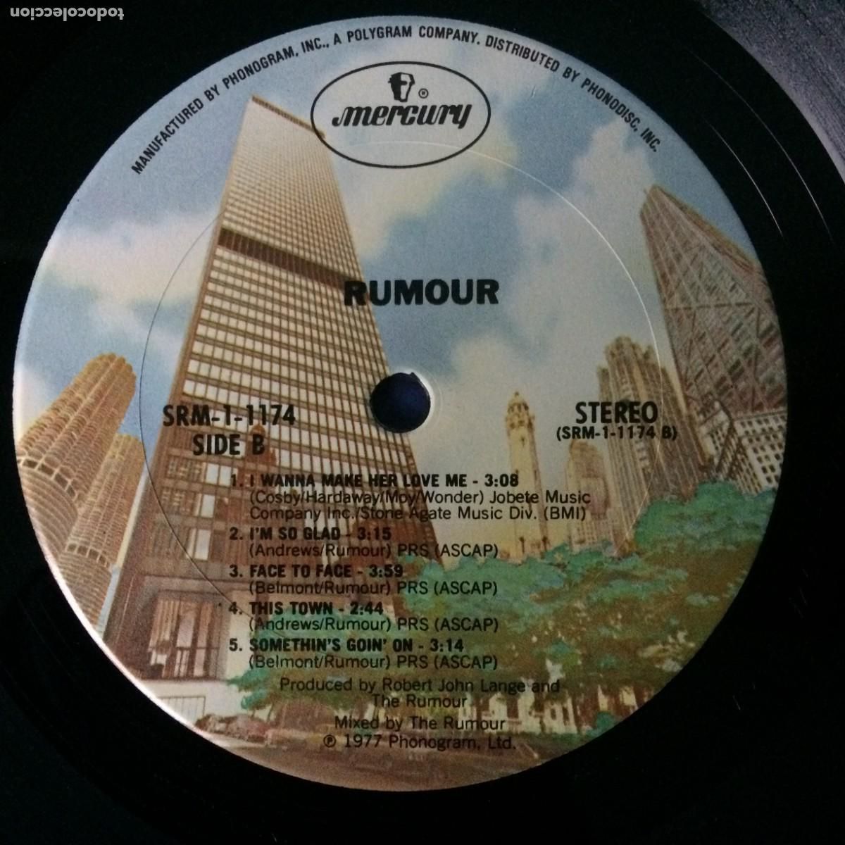 Discos de vinilo: The Rumour &lrm;&ndash; Max , USA 1977 Mercury - Foto 4