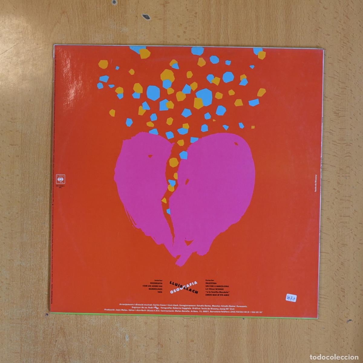 Discos de vinilo: LLUIS LLACH - GEOGRAFIA - LP - Foto 2