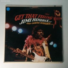 Discos de vinilo: JIMI HENDRIX AND CURTIS KNIGHT ‎– GET THAT FEELING , USA 1967 CAPITOL RECORDS