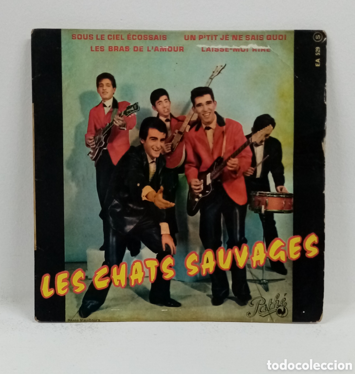 Disques de vinyle: LES CHATS SAUVAGES EP. ORIG. FRANCE. 1962