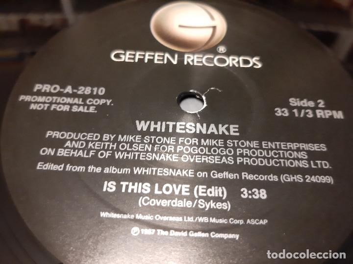 Discos de vinilo: WHITESNAKE -IS THIS LOVE- (1987) MAXI-SINGLE - Foto 2