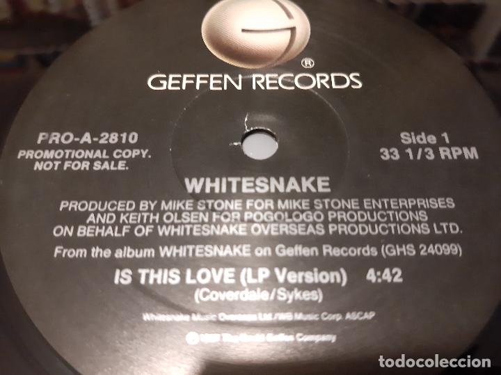 Discos de vinilo: WHITESNAKE -IS THIS LOVE- (1987) MAXI-SINGLE - Foto 3