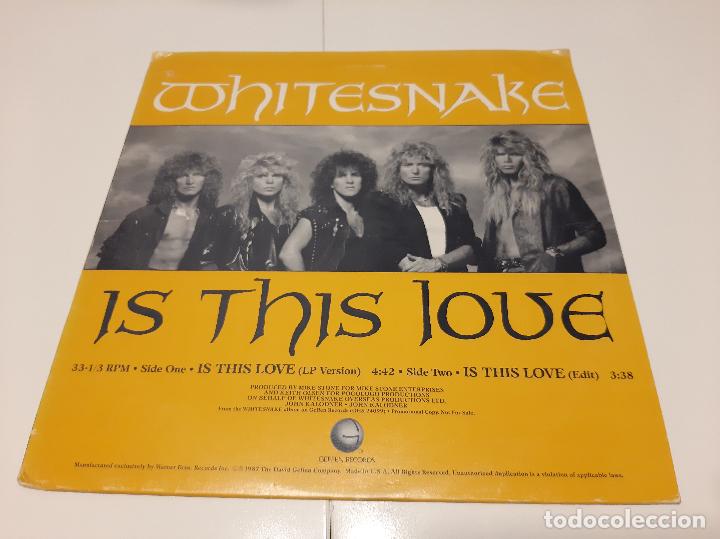 Discos de vinilo: WHITESNAKE -IS THIS LOVE- (1987) MAXI-SINGLE - Foto 1