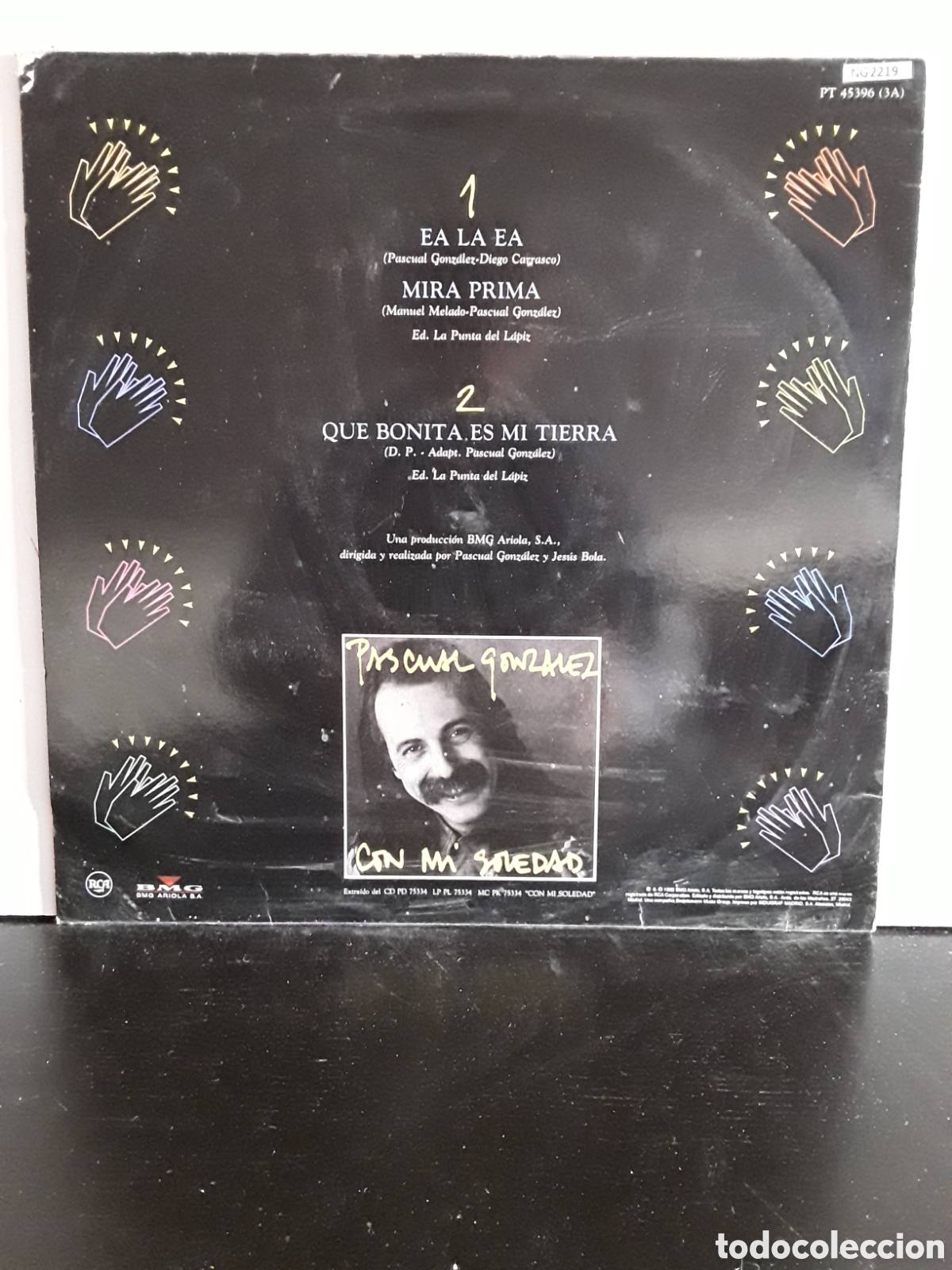 Discos de vinilo: Pascual Gonzalez &lrm;&ndash; Ea La Ea / Mira Prima - Foto 2