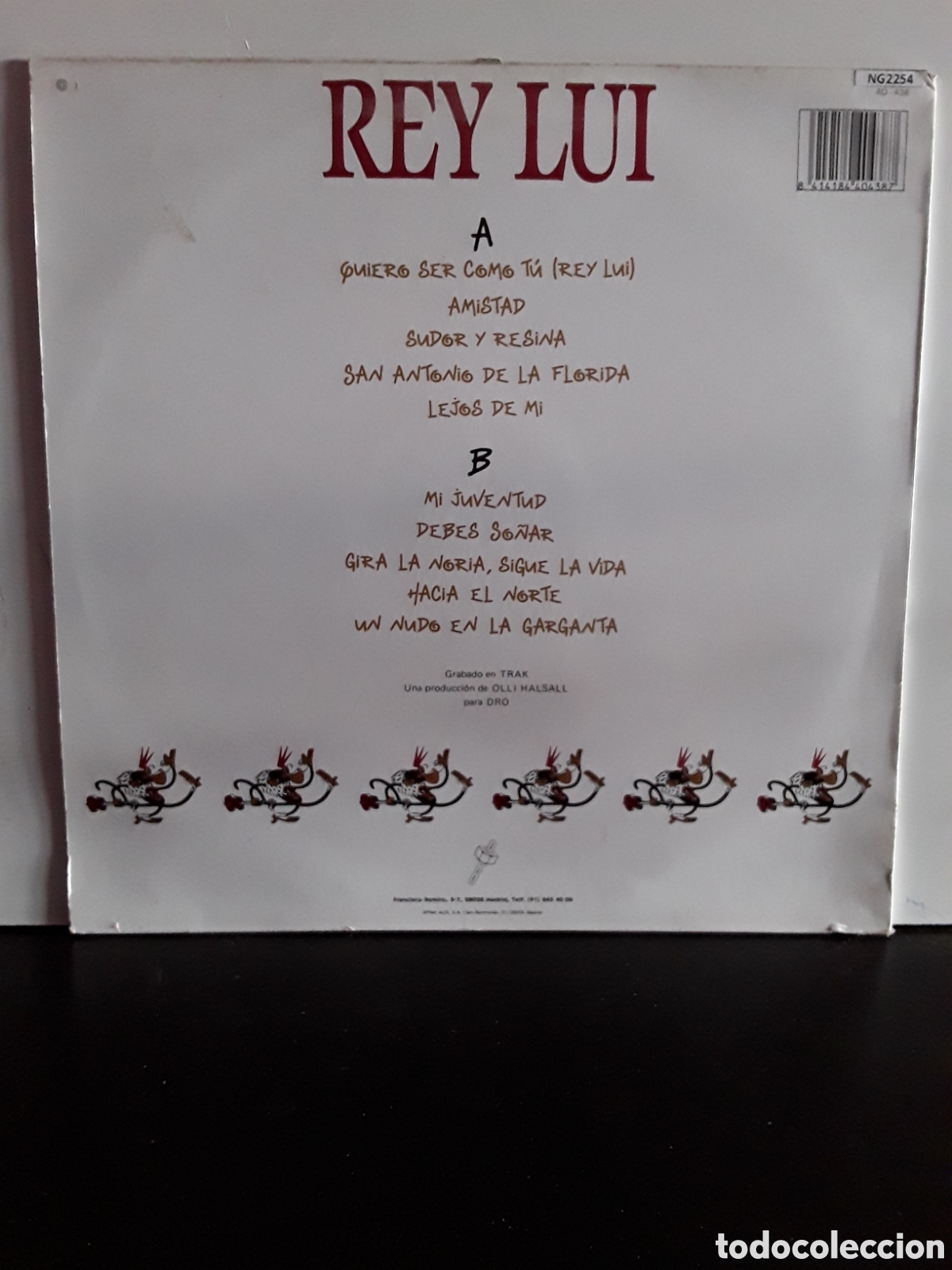 Discos de vinilo: Rey Lui &lrm;&ndash; Un Nudo En La Garganta - Foto 2