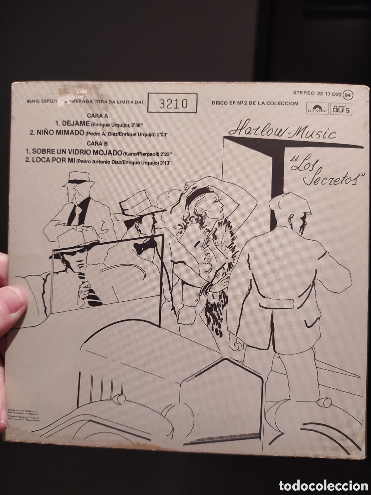 Discos de vinilo: Los Secretos. D&eacute;jame - Foto 2