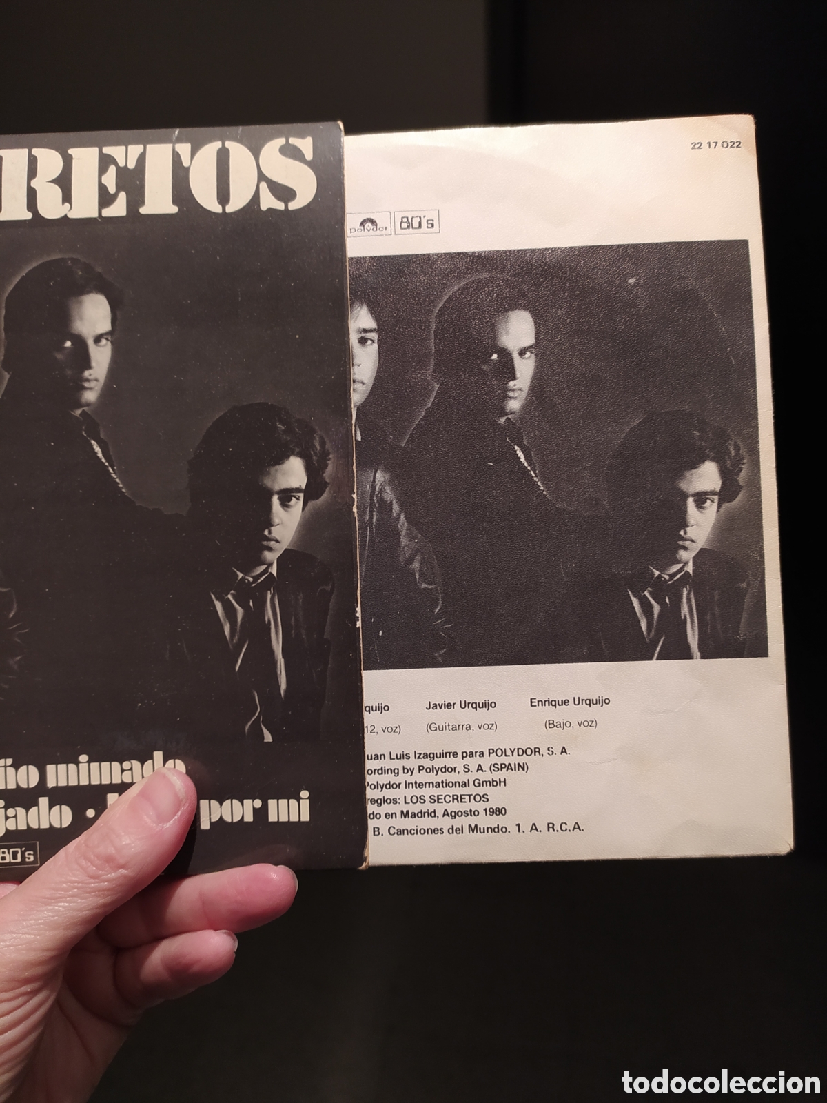 Discos de vinilo: Los Secretos. D&eacute;jame - Foto 3