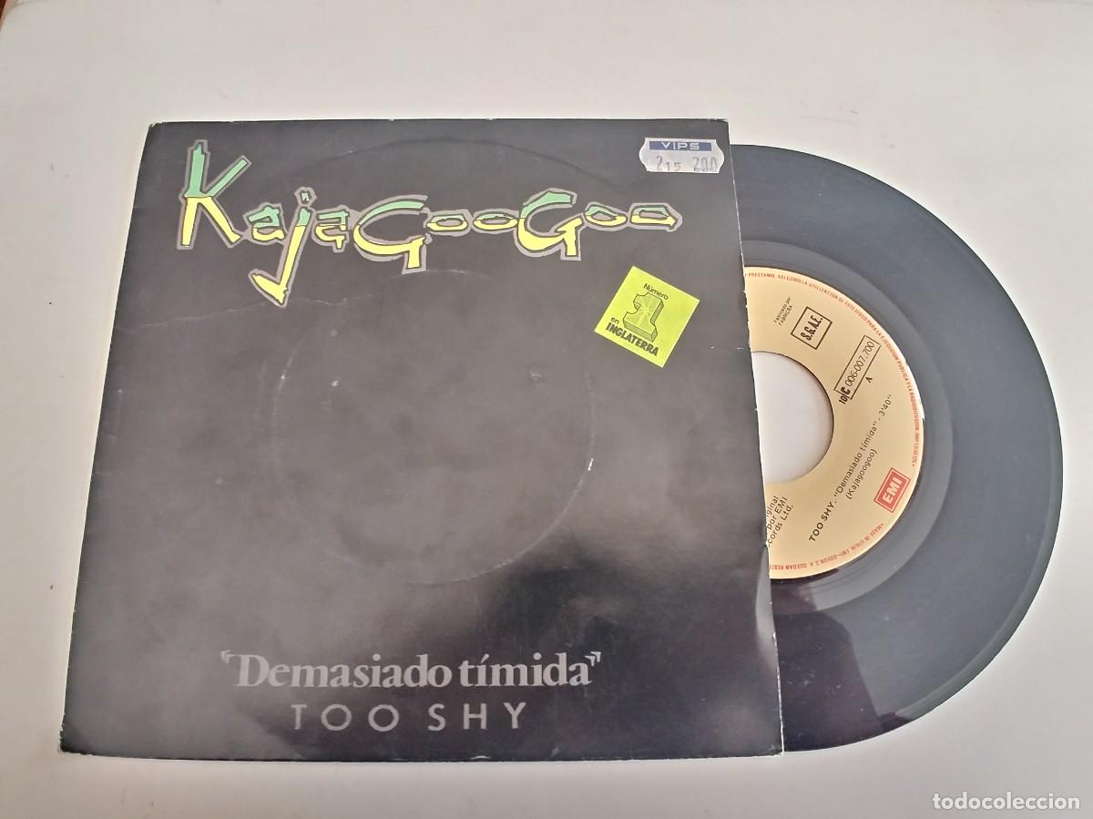 Discos de vinilo: KAJAGOOGOO-SINGLE TOO SHY - Foto 1