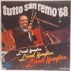 Discos de vinilo: LIONEL HAMPTON / TUTTO SAN REMO '68 / LP-COLUMBIA-1967 / MBC. ***/***