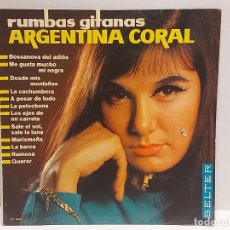 Discos de vinilo: ARGENTINA CORAL / RUMBAS GITANAS / LP-BELTER-1966 / MBC. ***/***