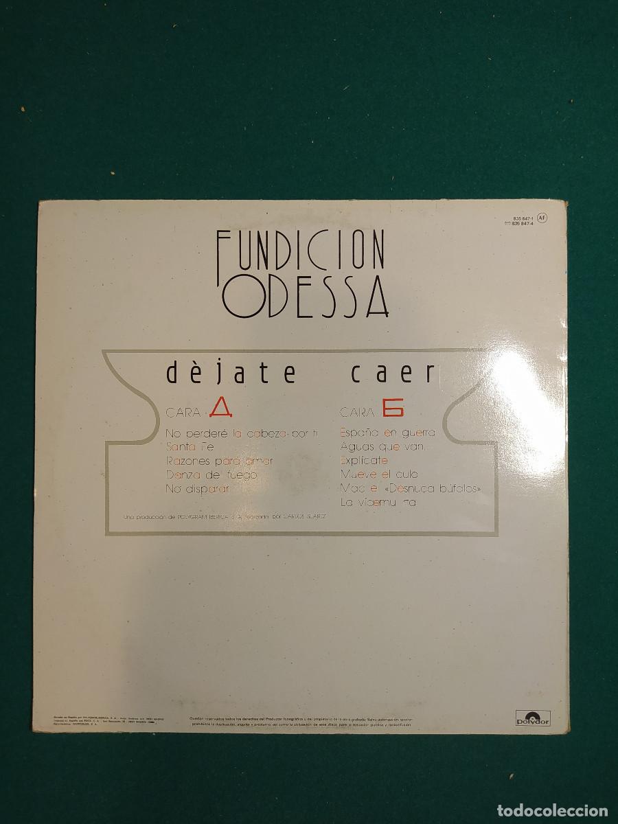 Discos de vinilo: Fundici&oacute;n Odessa &ndash; D&eacute;jate Caer - Foto 2