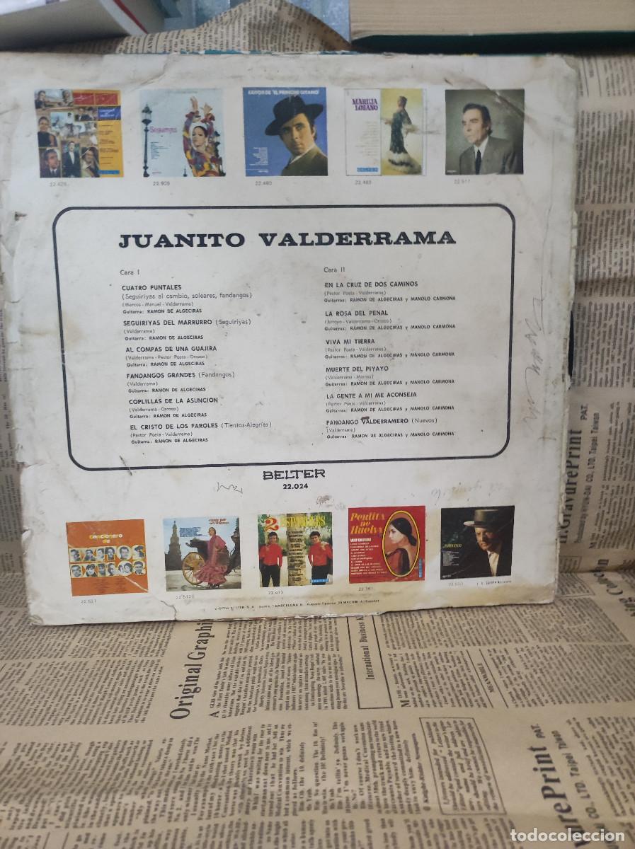 Discos de vinilo: Juanito Valderrama &ndash; Canta - Foto 2