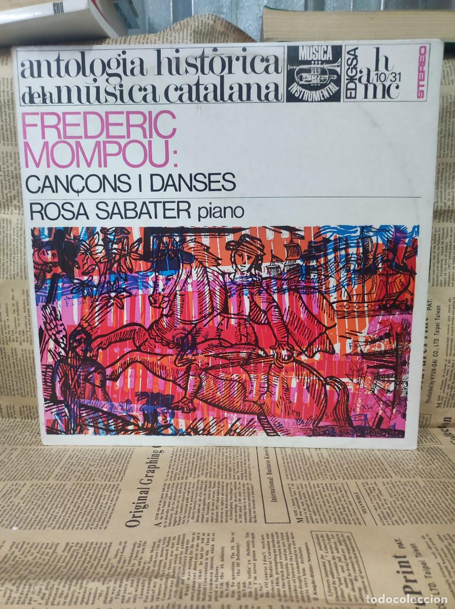 Discos de vinilo: Frederic Mompou, Rosa Sabater &ndash; Can&ccedil;ons I Danses - Foto 1